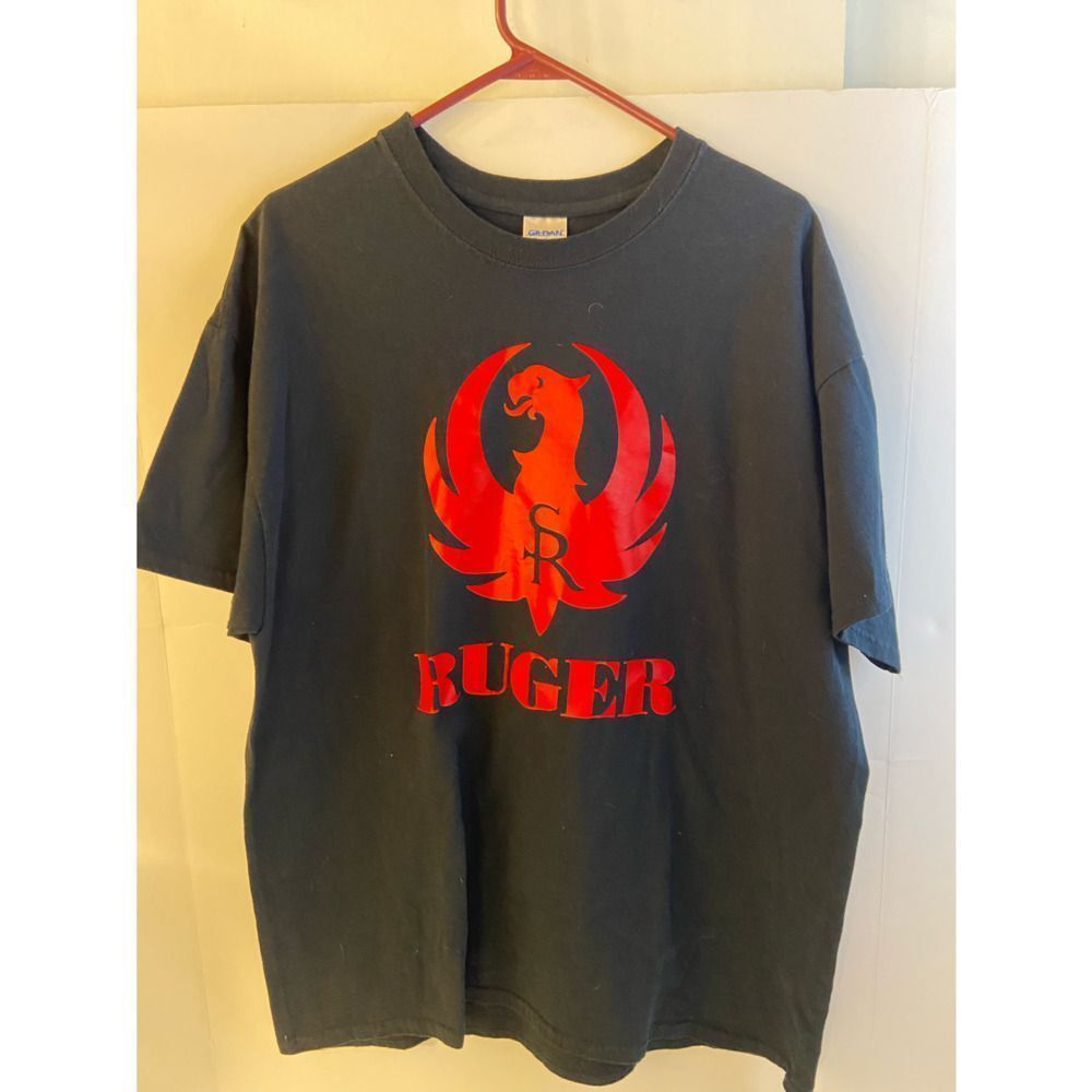 Ruger t shirt mens‎ xl black red